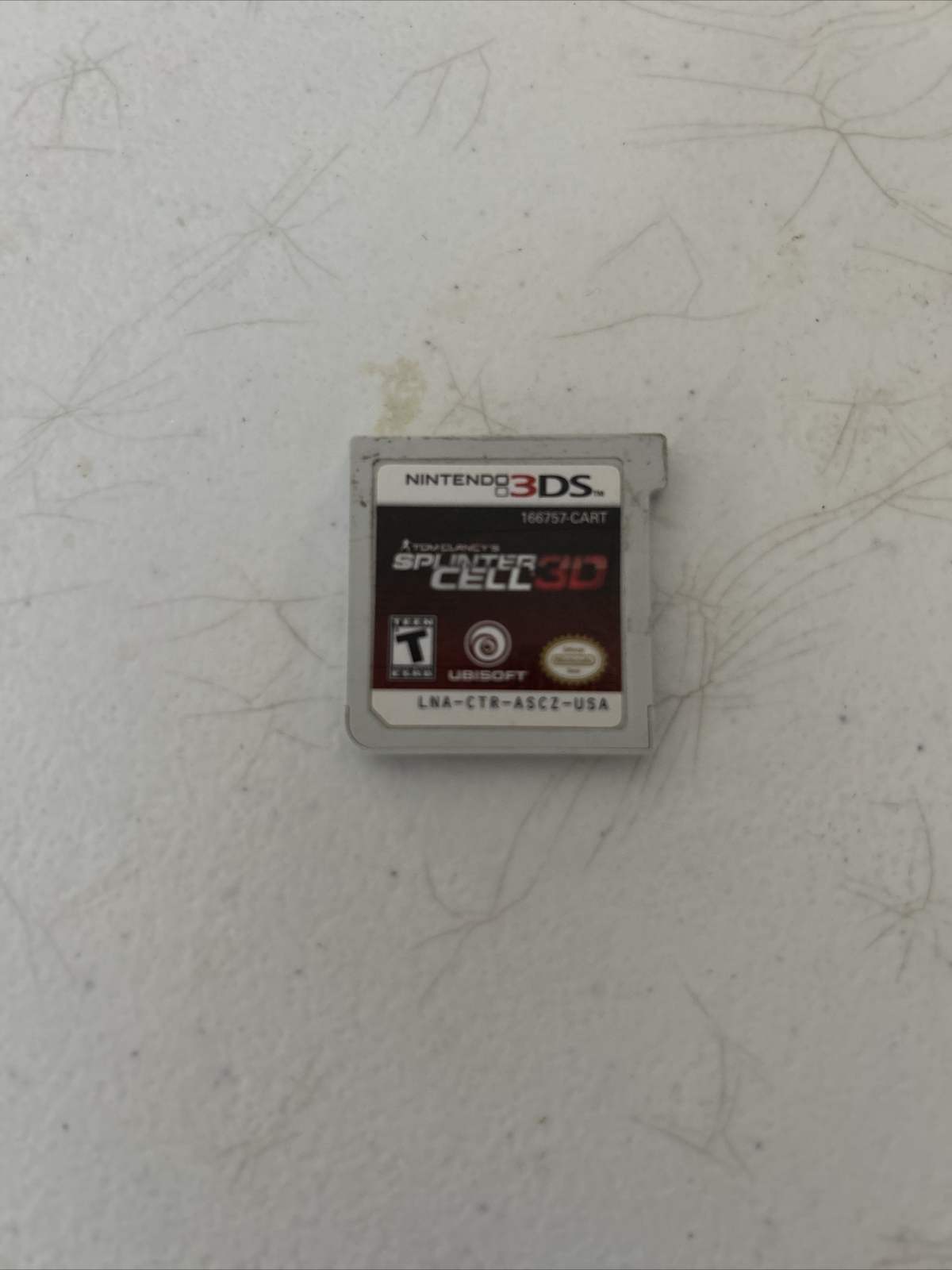 Tom Clancy's Splinter Cell 3D (Nintendo 3DS, 2011) Authentic Tested Cartridge!