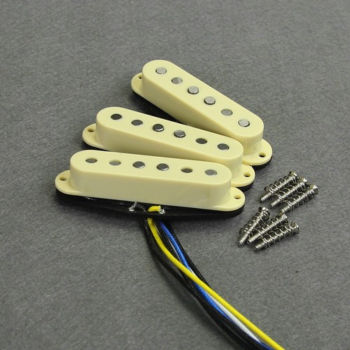 Set Pickup Alnico 5 HSS Per Chitarra Elettrica – Singolo + Singolo + Humbucker, Bianco, Per Collo, Centro E Ponte (14-15K)