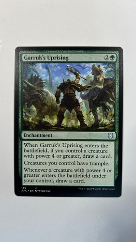 MTG Commander AFC Garruk's Uprising #159 Forgotten Realms Magic the Gathering