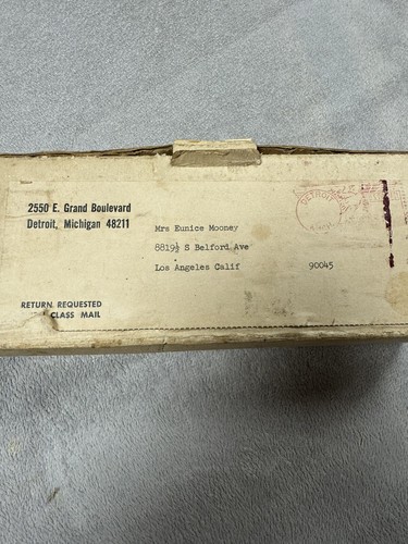 Vintage *Rare * Mint 1966 Mercury Cyclone GT Promo Car Model w/ Original Box !! - Picture 11 of 14