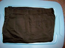 DOCKERS Black Pleated Front Premium Pants - SIZE 36/32