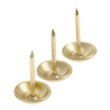 Upholstery Tacks, 100-Pack 7/16" 11mm Antique Thumb Tacks Furniture Gold