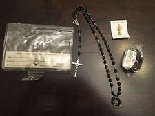 Prayer Beads My First Communion Rosary with Pin, Set LOOK FAST SHIP LOOK 