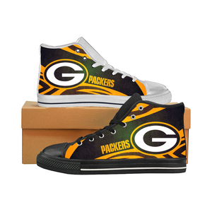 Green Bay Packers Mens Custom Sneakers High Top Canvas Casual Shoes Ebay