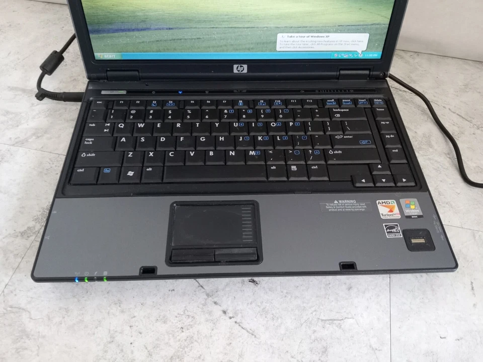 HP Compaq 6515b 14.1" Laptop AMD Turion X2 4GB RAM 80GB HDD XP - NO BATTERY -RR - Image 2 of 4