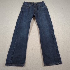 Levis 505 Jeans Boys Size 14 24x26 Blue Slim Fit Regular Straight Leg