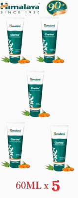 Himalaya CLARINA ANTI ACNE FACE WASH GEL 5 X 60ml FREE SHIP 2027