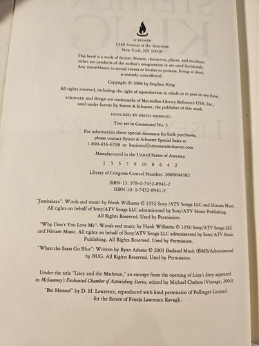 LISEY'S STORY By Stephen King First edition First Printing - Picture 12 of 12