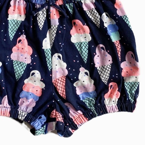 Gap Summer Outfit Sleeveless Romper Jumpsuit One Piece Ice Cream Girl’s 4 YRS - Picture 4 of 6