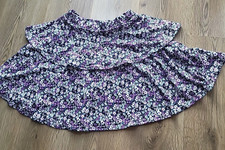 Prettylittlething Womens Floral Skirt Size Uk 10 Stretch A-line Summer Holiday