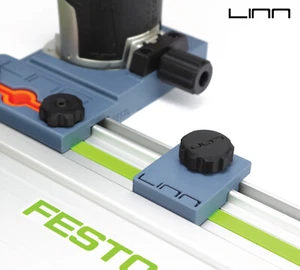 Festool Rail Track Stops - for Router Guide & Track Saw