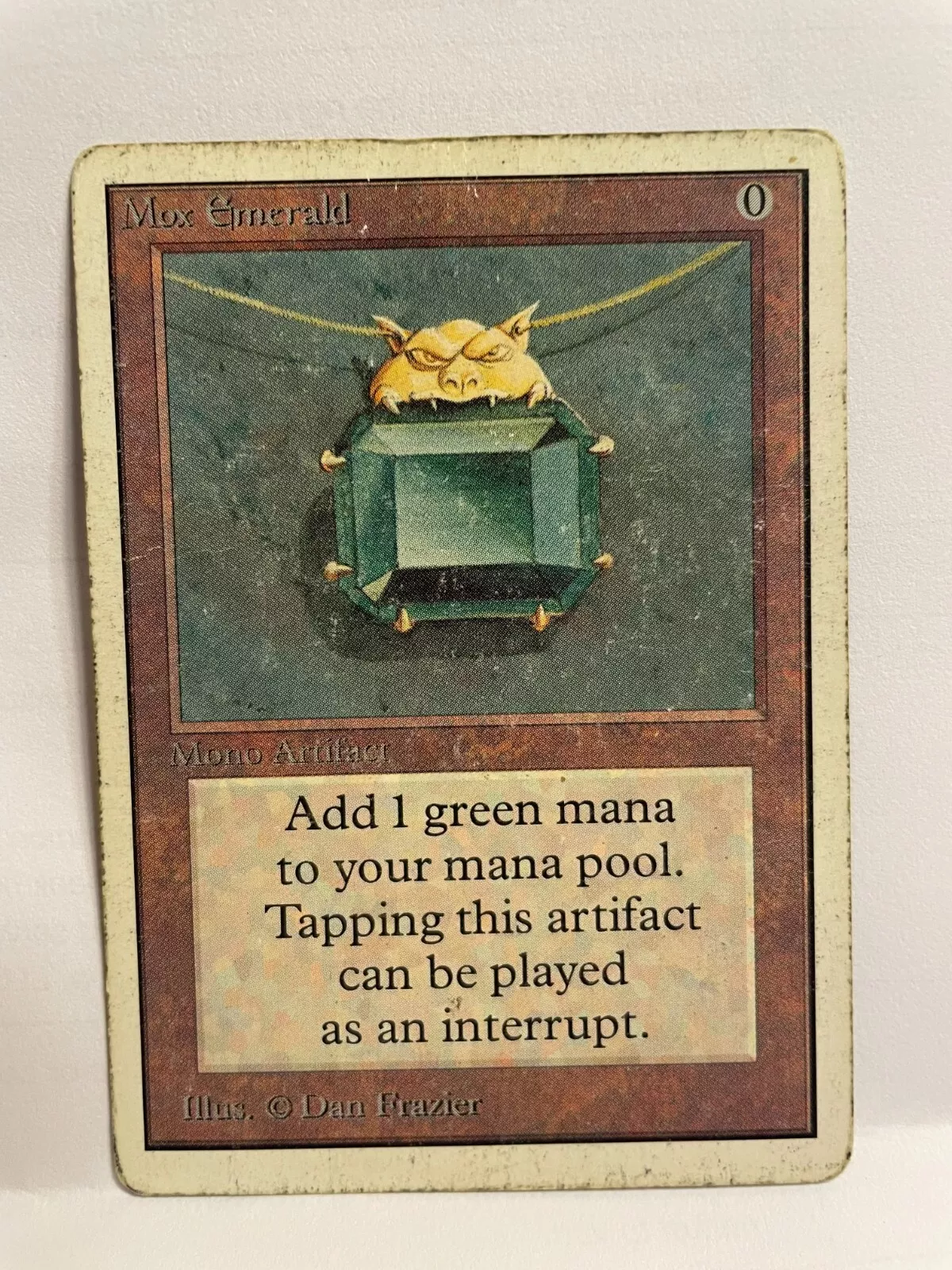 Mox Emerald Unlimited Mtg magic the gathering