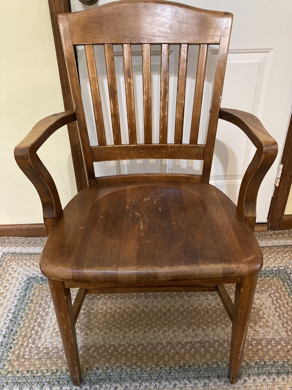 Vintage MAPLE Wood Office Chair
