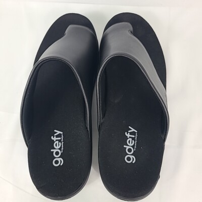 GDEFY BY GRAVITY DEFYER MEN\'S ETZTAL LEATHER SANDALS SIZE‎ 13 BLACK NEW GDEFY by GRAVITY DEFYER Men main image 2