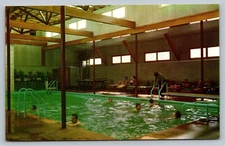 Berkshires Resort Heated Indoor Pool Eastover Lenox Massachusetts MA Postcard