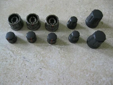 Kenwood TS-2000 TS-2000X front panel knob set (less VFO knob) in Good shape