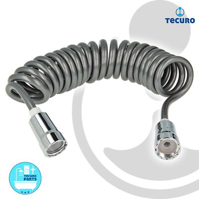 tecuro Spiral - Brauseschlauch Elegance-Plus, ausziehbar bis 3,00 m