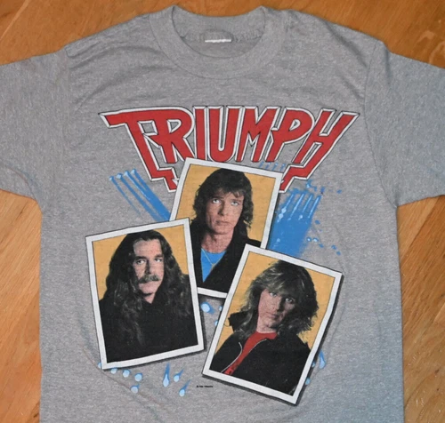 TRIUMPH vintage rock concert tour tee t-shirt S Sma 1980s vintage concert t-shirt, vintage, size S, single stitch, B+ condition