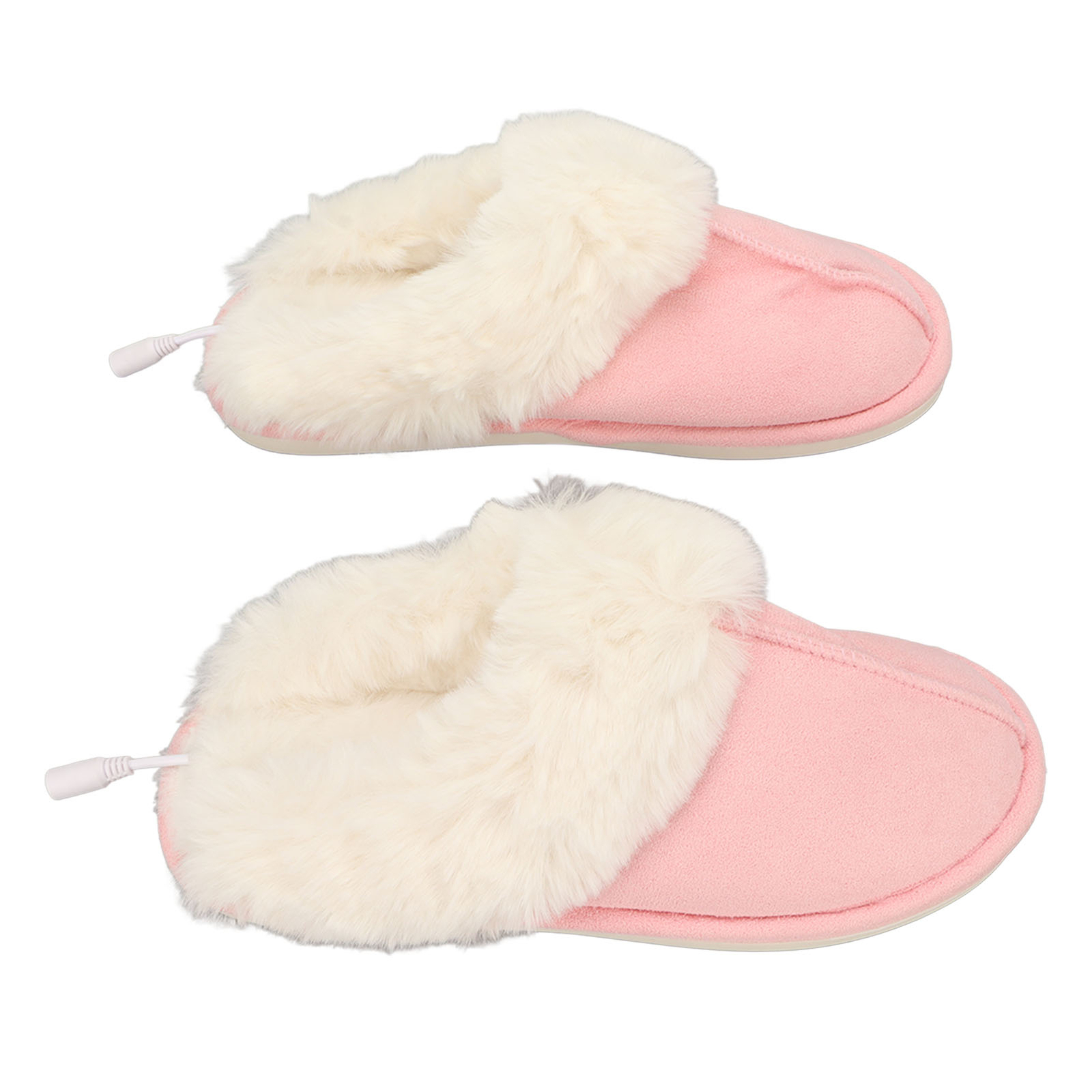 APL Ciabatta Elettrica Riscaldante Ricaricabile Peluche Rosa USB Ciabatta Riscaldante per Ufficio