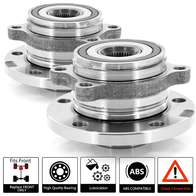 2x 20062015 VOLKSWAGEN Jetta Front Wheel Hub Bearing Assembly for sale
