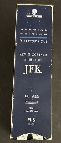 JFK John F. Kennedy Kevin Costner An Oliver Stone Film Director's Cut VHS Tape - Picture 6 of 8