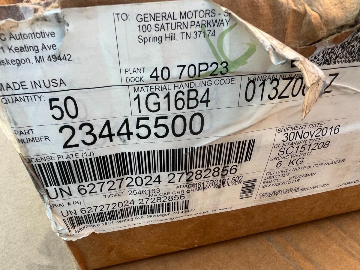 OEM Front Left Driver Door Lock Cylinder Cover Cadillac ATS XTS