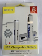 Rechargeable usb Battery 1.5V 4 x AA & AAA Size Lithium Batteries