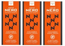 Caffe Nero Colombia Capsules x3 Boxes 30 Capsules in Total