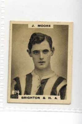 (Jf5193) PHILLIPS,PINNACE FOOTBALLERS,J.MOORE BRIGHTON & H.A,1922,#874