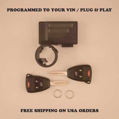 2008-2012 Jeep Liberty Immobilizer 05026071AQ VIN Programmed Plug & Play