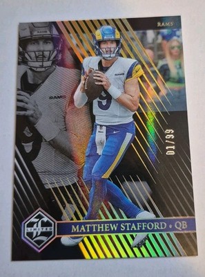 2023 Panini Limited - Matthew Stafford #64 Spotlight Gold #1/99 Los Angeles Rams