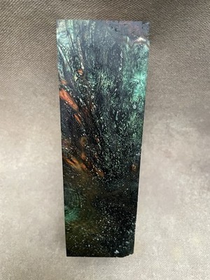 Stabilisiertes Holz Erle gesalzen Maser dreifach gefärbt Schuppen Griff Pen Blanks
