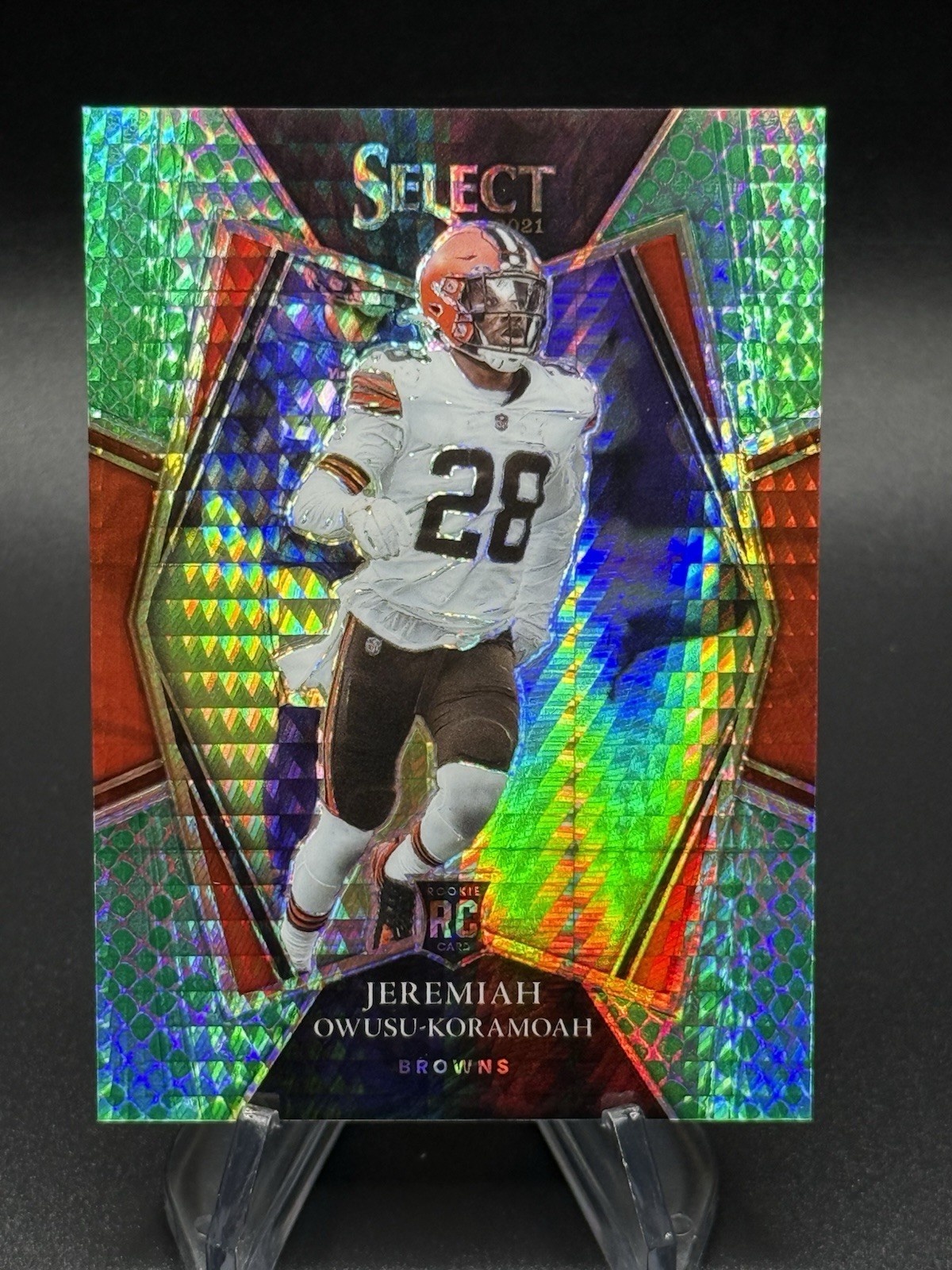 Jeremiah Owusu-Koramoah Panini Select #191 Dragon Scale