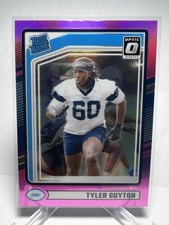 2024 Panini Donruss - Rated Rookie Tyler Guyton #400 Optic Preview Pink Prizm...