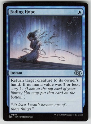 Fading Hope Uncommon Foundations Jumpstart 310 Magic: The Gathering NM