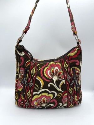 Vera Bradley LISA B Zip Purse Shoulder Bag PUCCINI Hobo Classic Colorful VGC