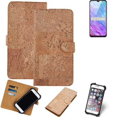 FÜR ZTE Blade 20 Smart HÜLLE TASCHE KORK CORK ETTUI SCHUTZ COVER