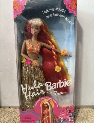 1996 Vintage Hula Hair Barbie Mattel Hawaiian Luau Doll Long Hair