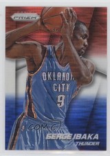 2014-15 Panini Prizm Red White & Blue Pulsar Prizm Serge Ibaka #72 gp3