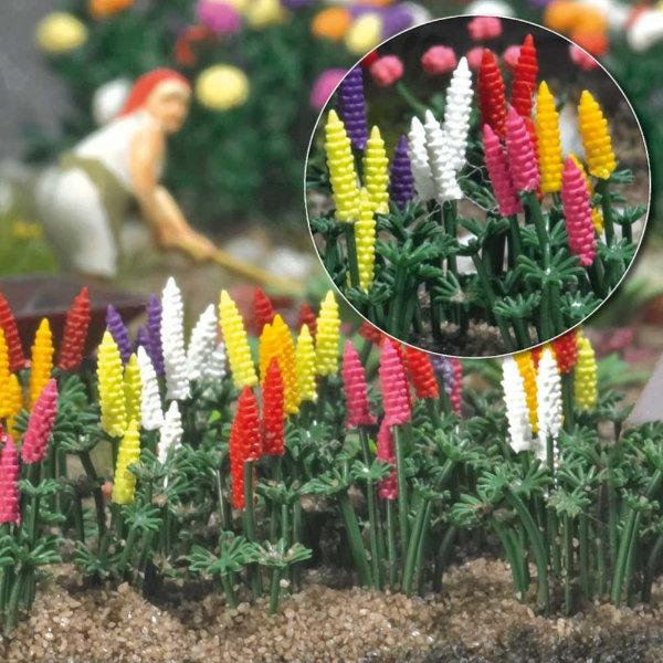 Busch 1218 Garden Lupins Pack Of 16 HO/OO Gauge