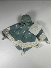 Cloud Island 7x7 Turtle Plush Baby Security Blanket Cotton Lovey NEW