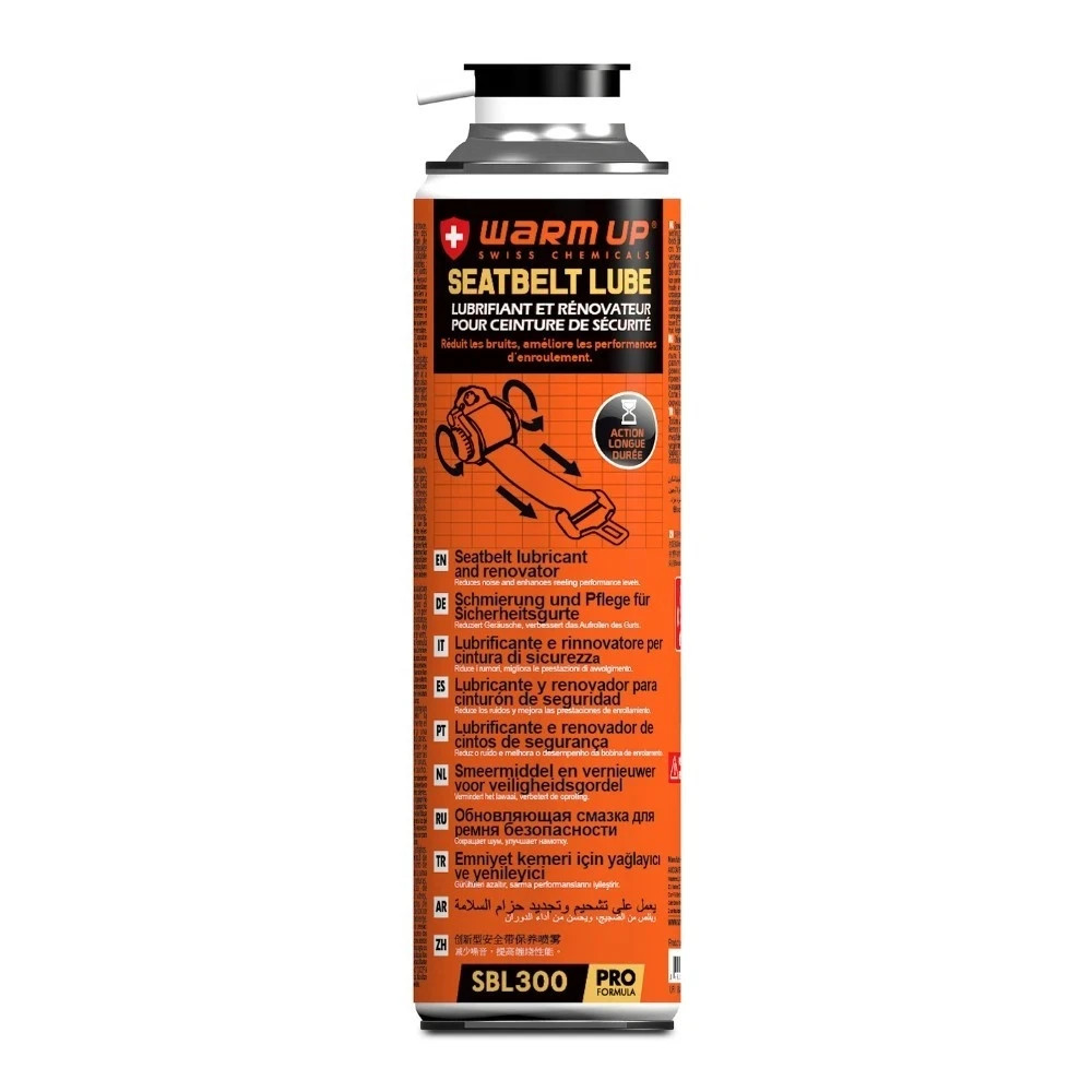 Rénovateur ceinture de sécurité Warm Up spray anti-blocage 300ml