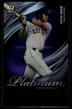 2019 Bowman Platinum #PP-5 Seth Beer Platinum Presence Purple #/250