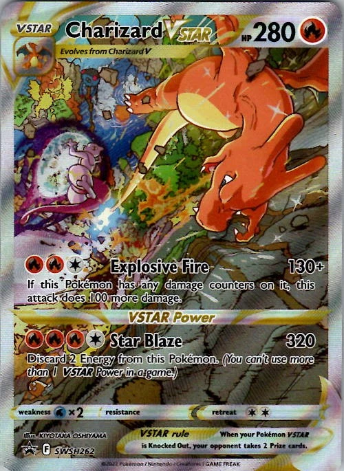 Preços baixos em Charizard VSTAR SWSH262 SWSH: Sword & Shield