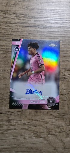 2024 Topps Chrome MLS David Ruiz Auto Rookie RC Base