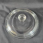 Pyrex P-81-C 5.75” Vintage Clear Round Replacement Glass Lid Corning Ware P81C