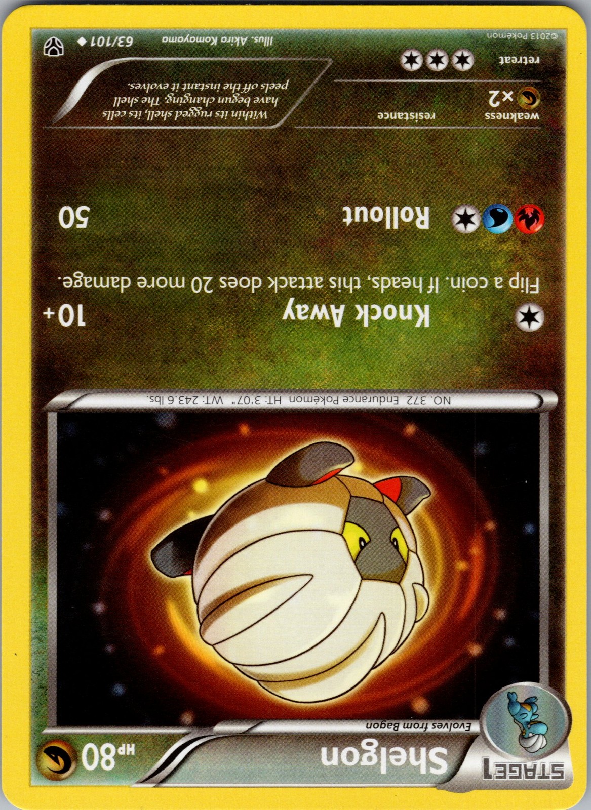 Shelgon Holo Rare Dragon Vault 7/20 NM