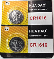 2 PACK CR1616 3V LITHIUM GREATEXP 12/31 ECR1616 DL1616 FREE SHIPPING