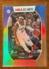 2020-21 Hoops Josh Richardson Philadelphia 76ers #67 Gold Artist Proof /10