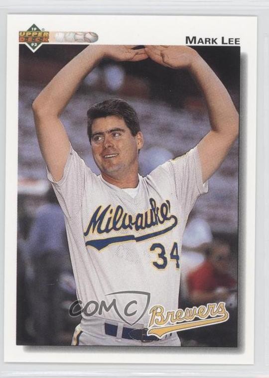 1992 Upper Deck Factory Set Gold Hologram Mark Lee #507 0sf1
